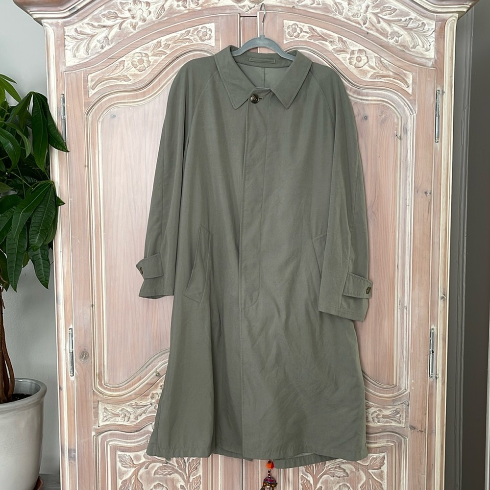 Vintage Aquascutum London Packable Trench Coat 🧥